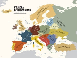 L'Europa secondo gli stereotipi di Berlusconi. 